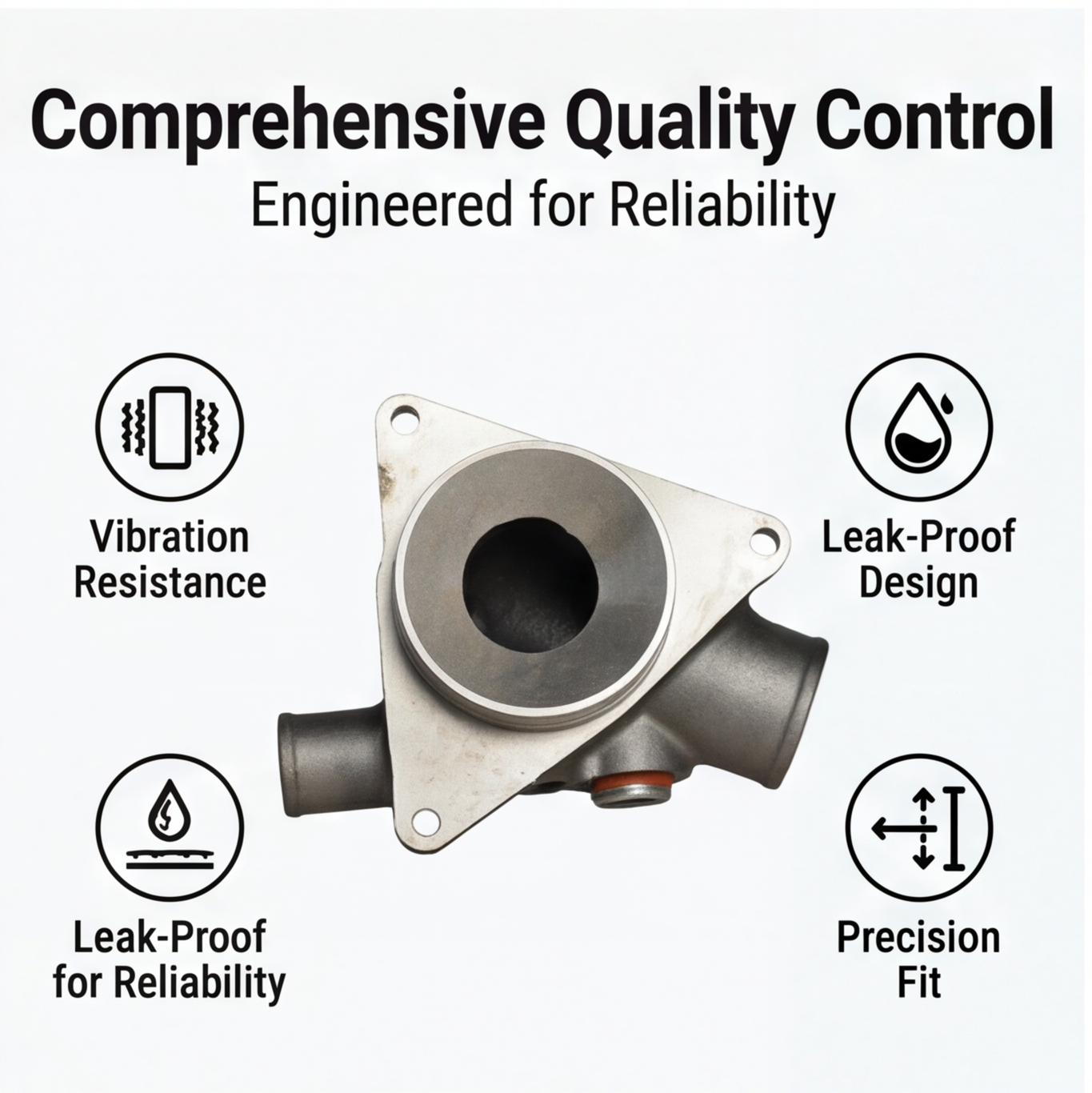 3073695-Water Pump Cover-Cummins