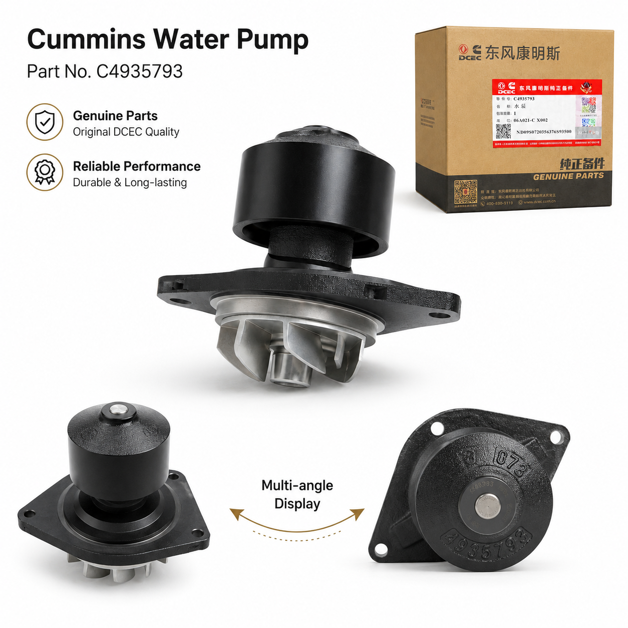 C4935793 Water Pump-Cummins